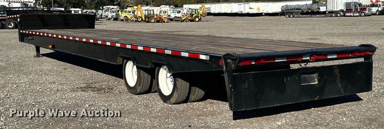 image for item KH9577 1991 Trail King TK70SA-182 drop deck equipment trailer