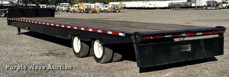 image for item KH9577 1991 Trail King TK70SA-182 drop deck equipment trailer