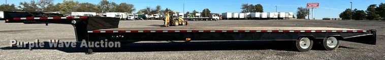 image for item KH9577 1991 Trail King TK70SA-182 drop deck equipment trailer