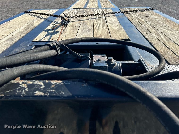 image for item KH9577 1991 Trail King TK70SA-182 drop deck equipment trailer