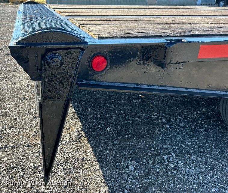 image for item KH9577 1991 Trail King TK70SA-182 drop deck equipment trailer