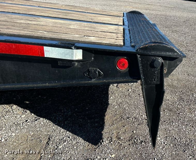 image for item KH9577 1991 Trail King TK70SA-182 drop deck equipment trailer