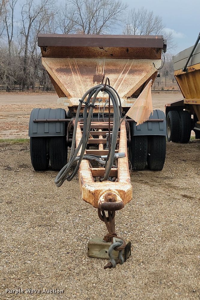 image for item KU9085 1999 Allco bottom dump pup trailer