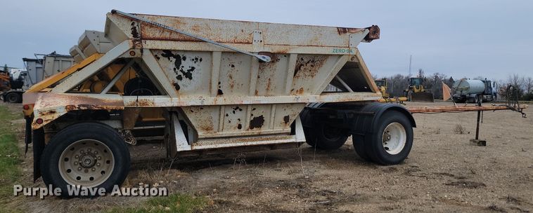image for item KU9085 1999 Allco bottom dump pup trailer