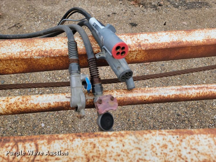 image for item KU9085 1999 Allco bottom dump pup trailer