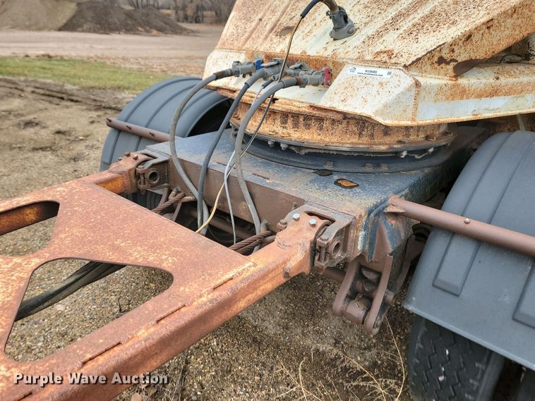 image for item KU9085 1999 Allco bottom dump pup trailer