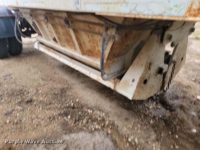 image for item KU9085 1999 Allco bottom dump pup trailer