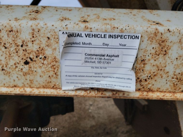 image for item KU9085 1999 Allco bottom dump pup trailer