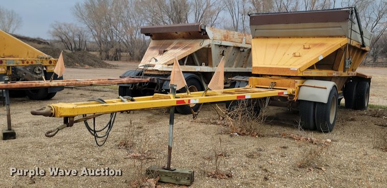 image for item KU9086 1994 Strick bottom dump pup trailer