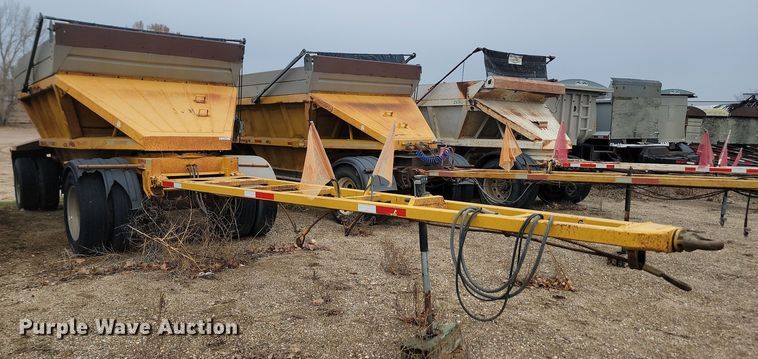 image for item KU9086 1994 Strick bottom dump pup trailer