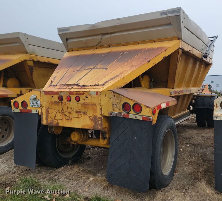 image for item KU9086 1994 Strick bottom dump pup trailer