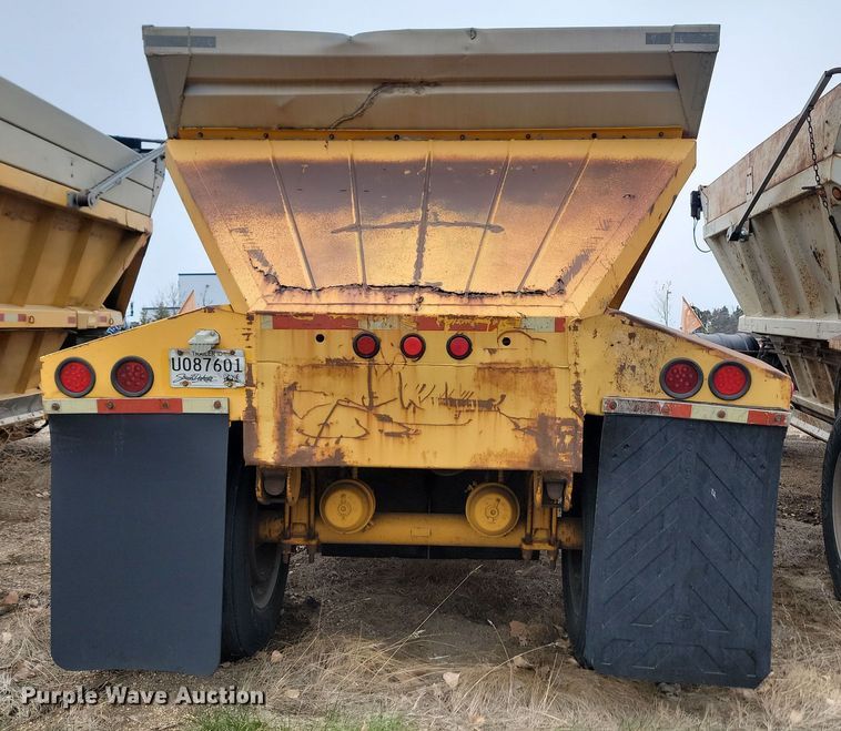 image for item KU9086 1994 Strick bottom dump pup trailer