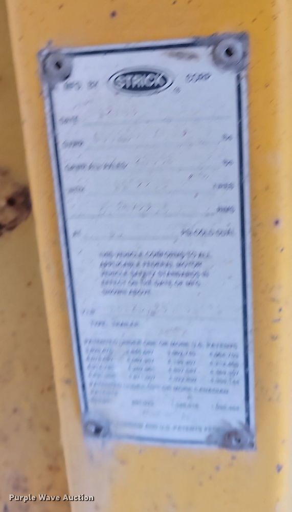 image for item KU9086 1994 Strick bottom dump pup trailer