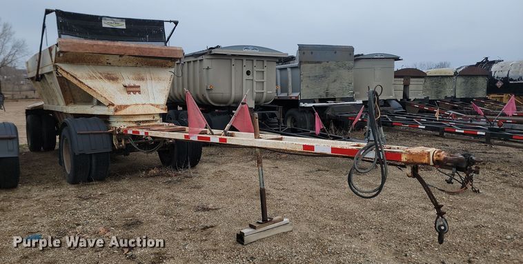 image for item KU9088 1999 Allco bottom dump pup trailer
