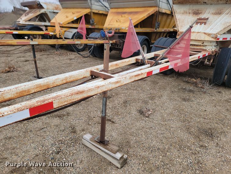 image for item KU9088 1999 Allco bottom dump pup trailer