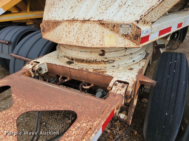 image for item KU9088 1999 Allco bottom dump pup trailer