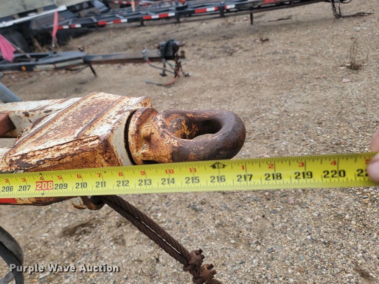 image for item KU9088 1999 Allco bottom dump pup trailer