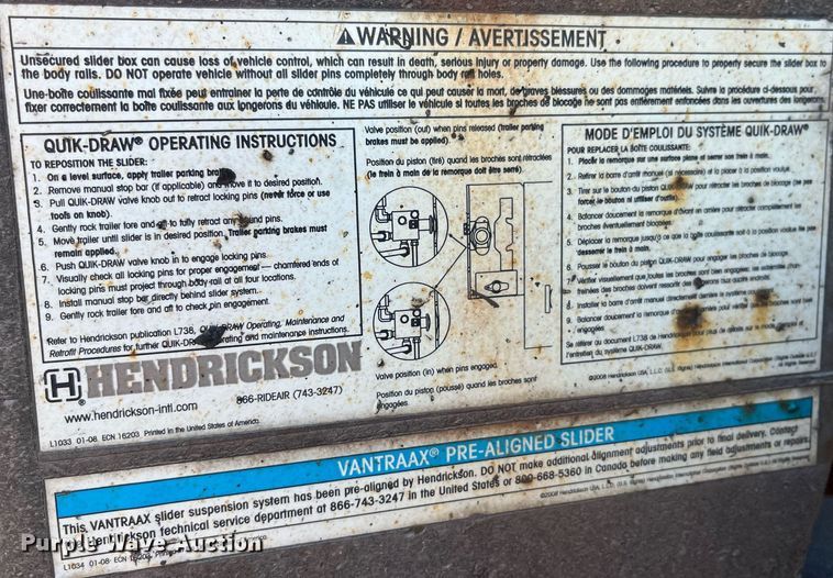 image for item LD9831 Vantraxx  slider suspension system