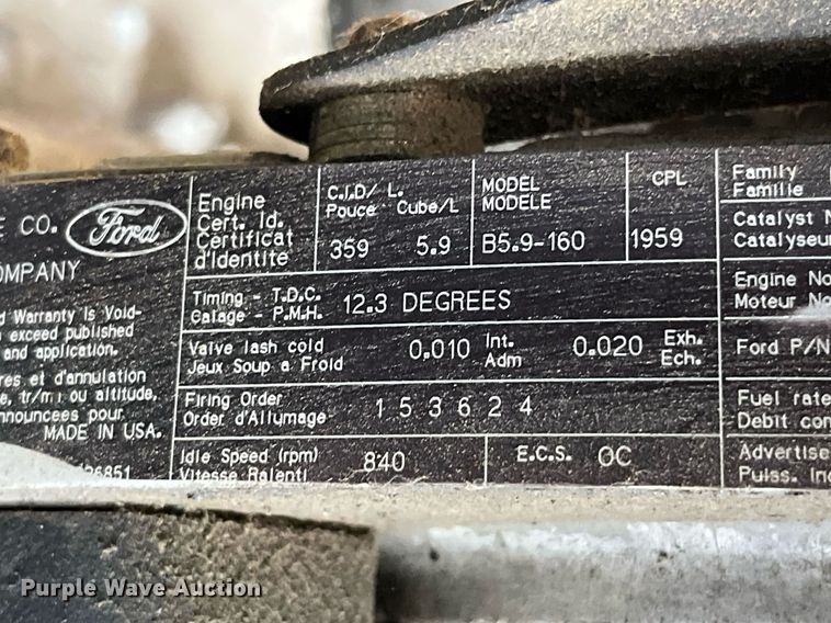 image for item LD9842 Cummins B5.9-160  engine