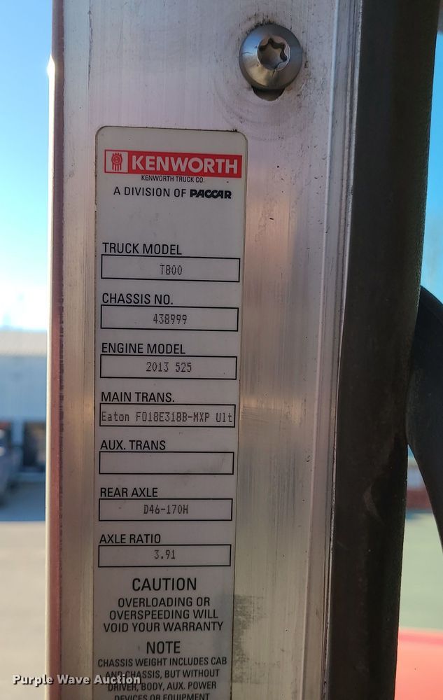 image for item MJ9534 2015 Kenworth T800  semi truck