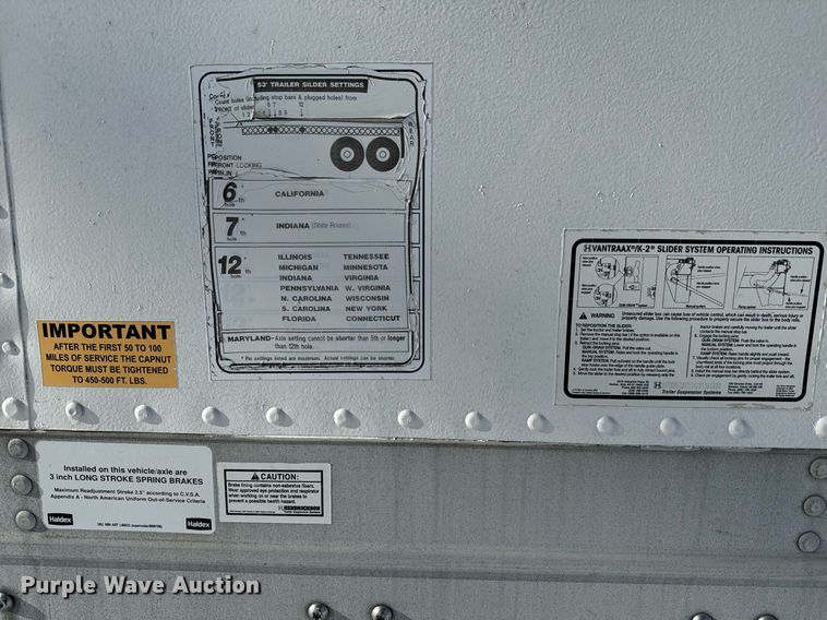 image for item NX9980 2009 Wabash  refrigerated van trailer