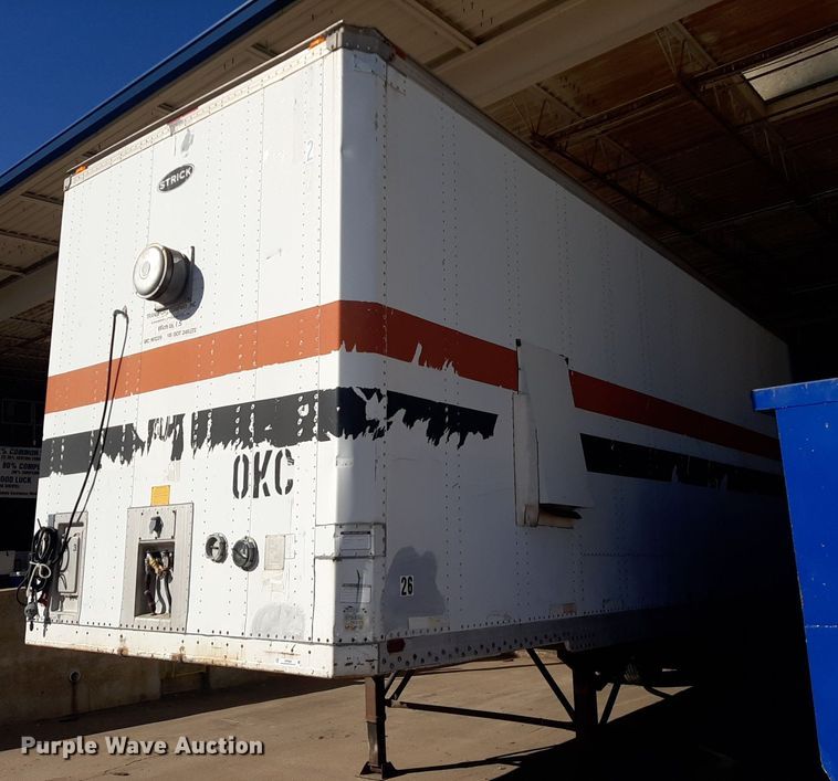 image for item OF9592 1989 Strick  dry van trailer