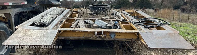 image for item OK9170 1986 Load King 403/4DFP  lowboy equipment trailer