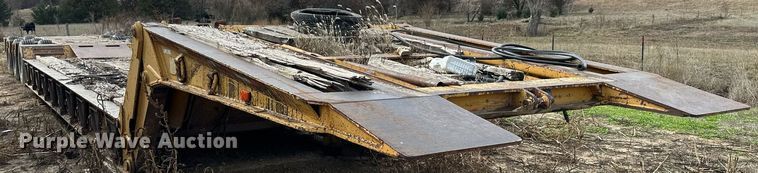 image for item OK9170 1986 Load King 403/4DFP  lowboy equipment trailer