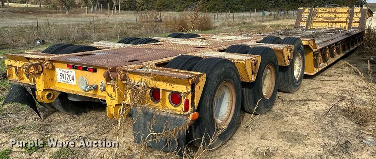 image for item OK9170 1986 Load King 403/4DFP  lowboy equipment trailer