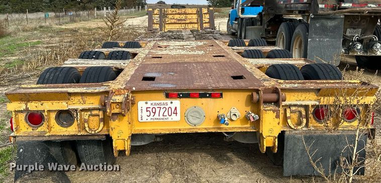 image for item OK9170 1986 Load King 403/4DFP  lowboy equipment trailer