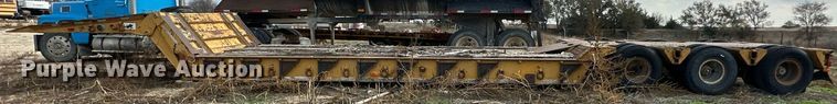 image for item OK9170 1986 Load King 403/4DFP  lowboy equipment trailer