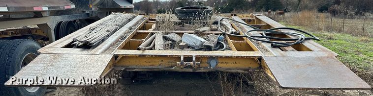 image for item OK9170 1986 Load King 403/4DFP  lowboy equipment trailer