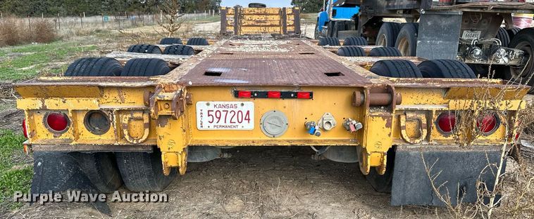 image for item OK9170 1986 Load King 403/4DFP  lowboy equipment trailer