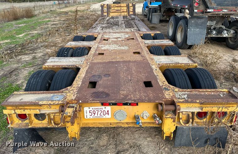 image for item OK9170 1986 Load King 403/4DFP  lowboy equipment trailer