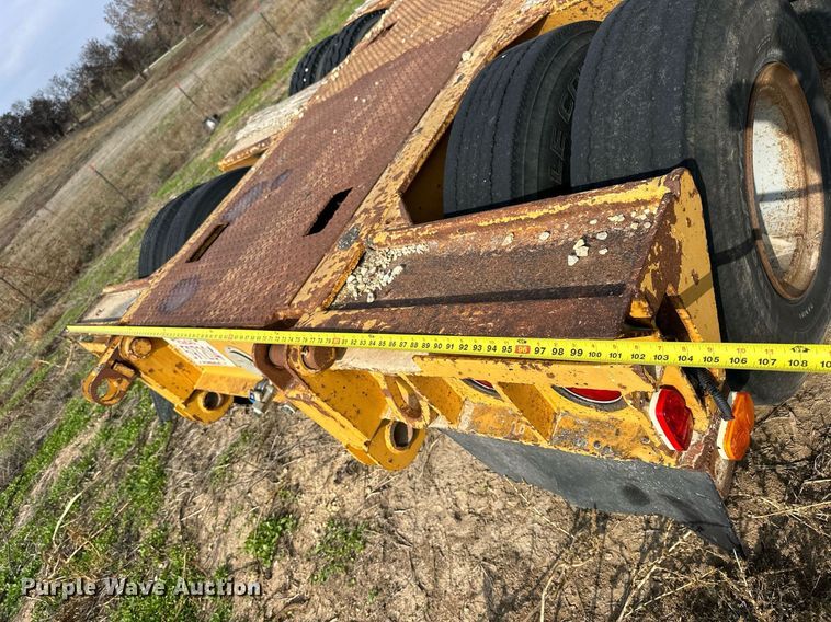 image for item OK9170 1986 Load King 403/4DFP  lowboy equipment trailer