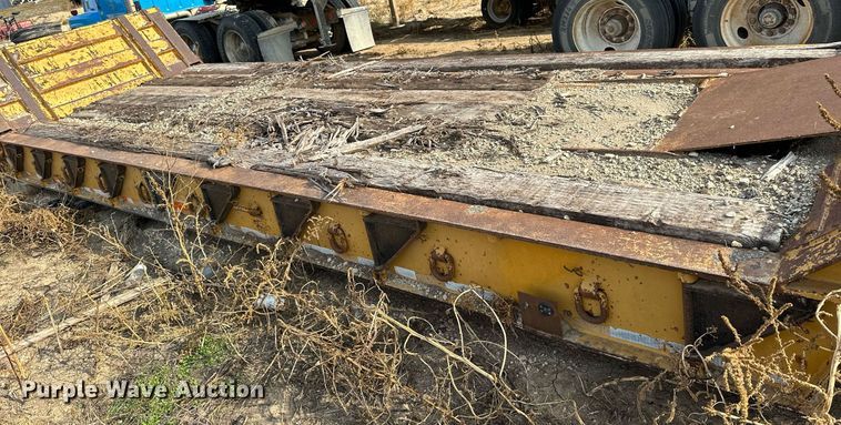 image for item OK9170 1986 Load King 403/4DFP  lowboy equipment trailer