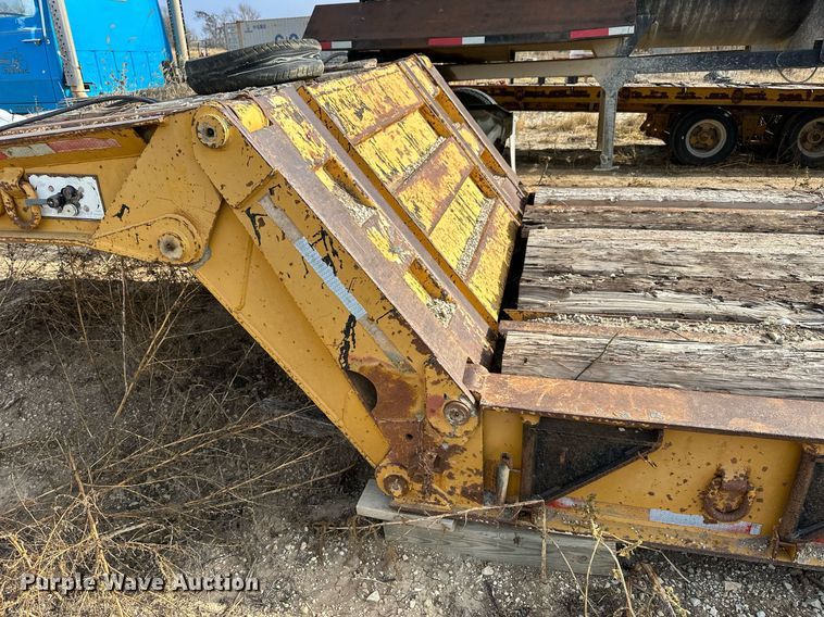 image for item OK9170 1986 Load King 403/4DFP  lowboy equipment trailer