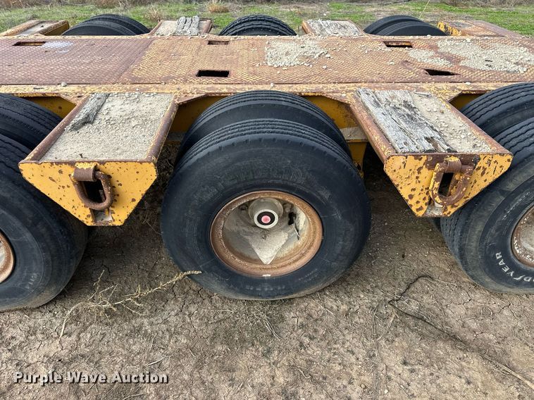 image for item OK9170 1986 Load King 403/4DFP  lowboy equipment trailer