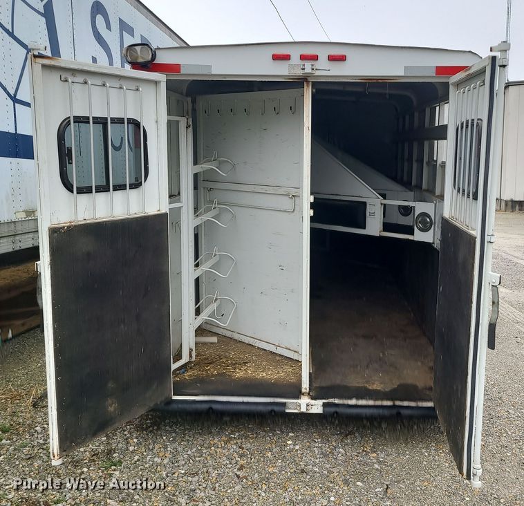 image for item DK4179 2000 Trails West  horse trailer