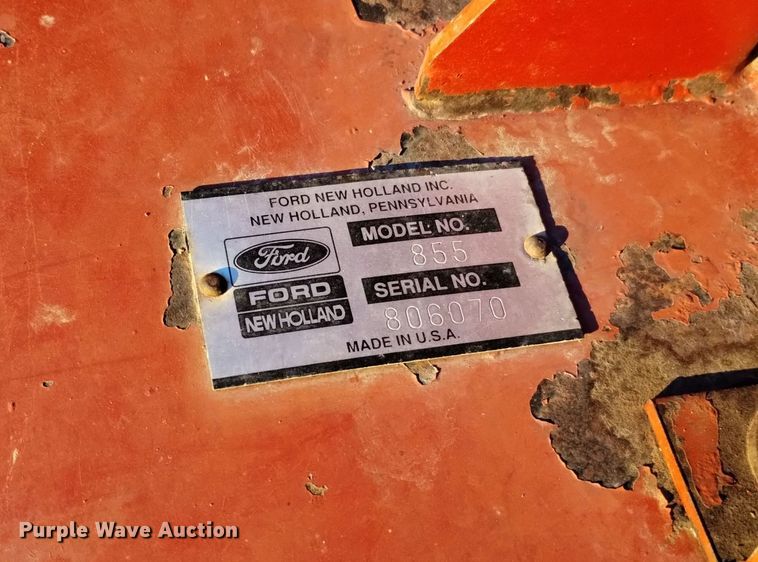 image for item DK8936 New Holland 855  round baler