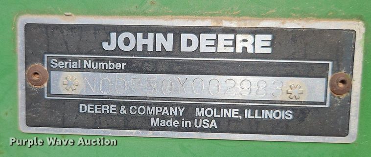 image for item DN7080 John Deere 750  grain drill