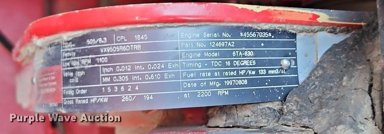 image for item DN7096 1997 Case IH 2188 Axial-Flow  RWA combine