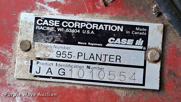 image for item DN7098 Case IH 955  planter