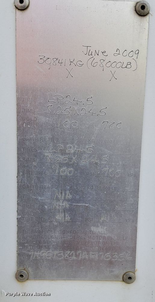 image for item DO4723 2010 Neville  grain trailer