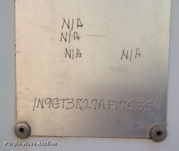 image for item DO4723 2010 Neville  grain trailer