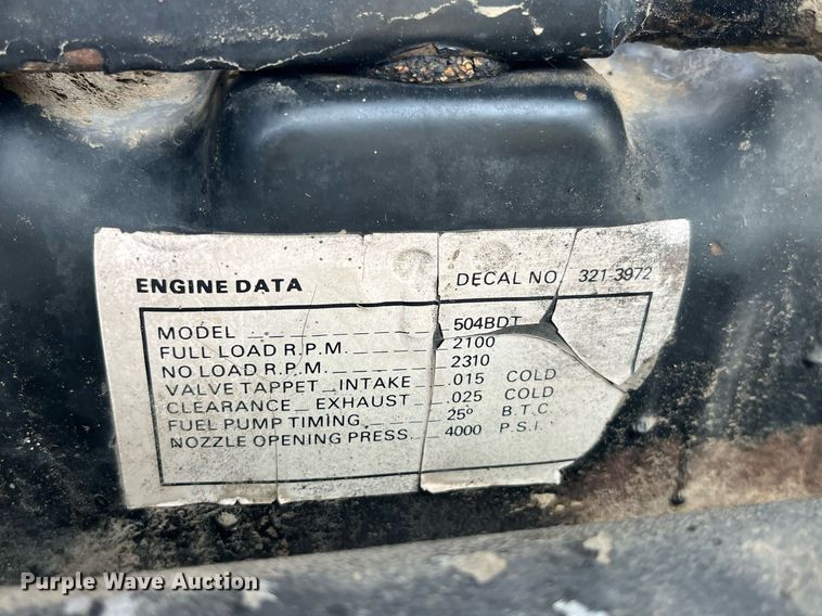 image for item DP2172 Case 3594  MFWD tractor