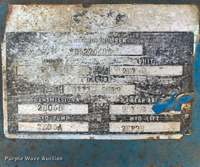 image for item DP8766 1988 Ford 6610  tractor