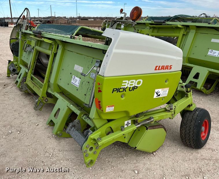 image for item DQ1550 2014 Claas 380 I35  pickup head
