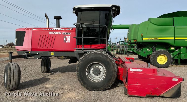 image for item DQ1569 2014 Massey Ferguson  WR9770 swather / windrower