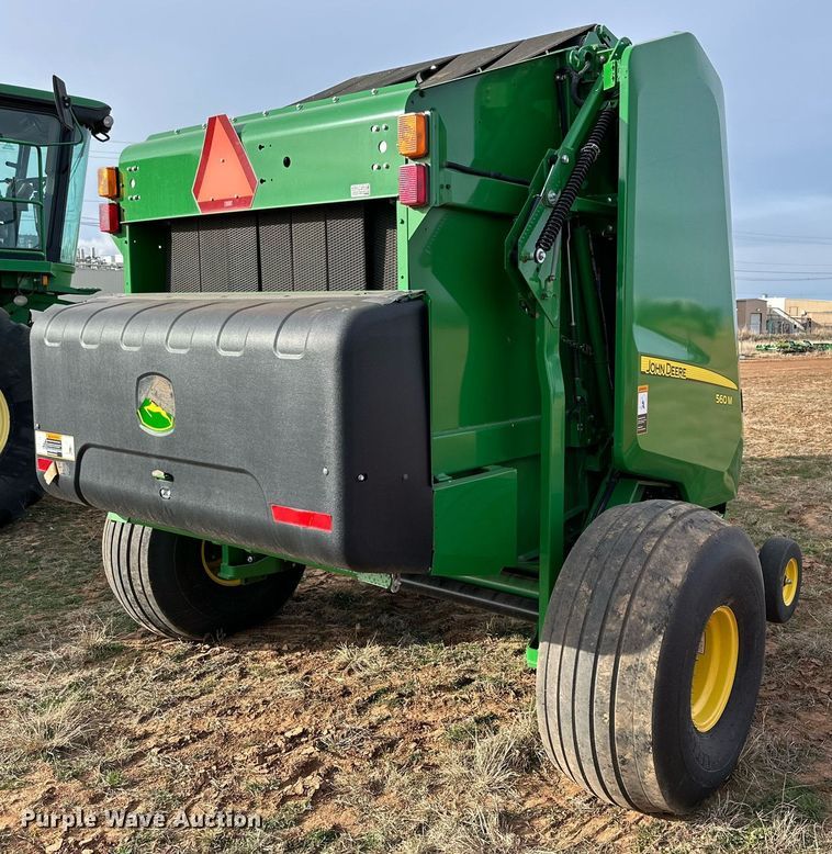 image for item DQ1570 2020 John Deere 560M round baler